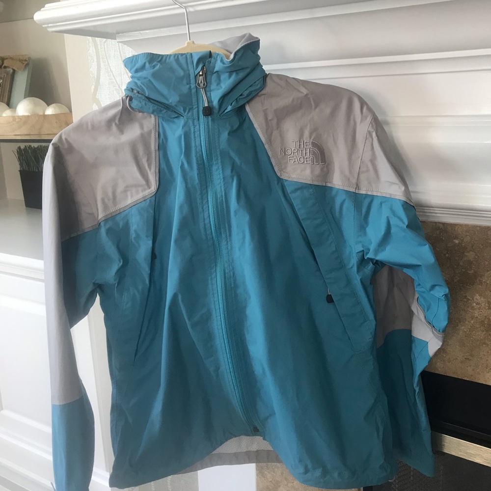 North Face rain jacket.